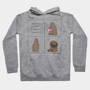 Three Fictional Characters Hoodie